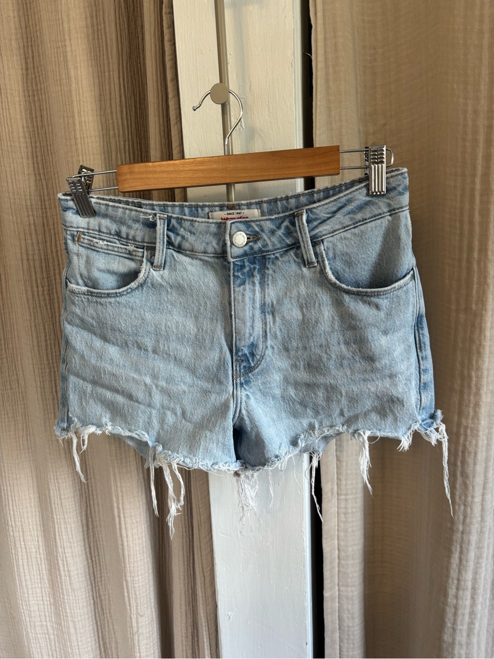 Wrangler Mid Rise Vintage Denim Short- 4
